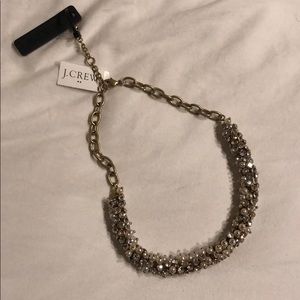 NWT Jcrew pearl and diamond neckline